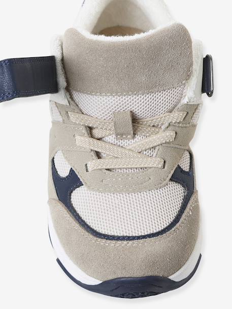 Baskets enfant garçon synthétique lacets élastiqués écru 6 - vertbaudet enfant 