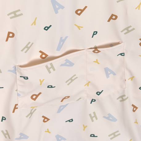 Tablier imperméable manches longues enfants - happy fruits bleu clair Multi-coloured 6 - vertbaudet enfant 