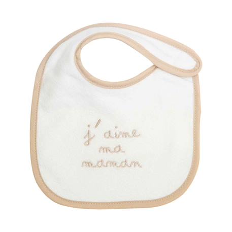 Lot de 6 bavoirs naissance Beige 3 - vertbaudet enfant 