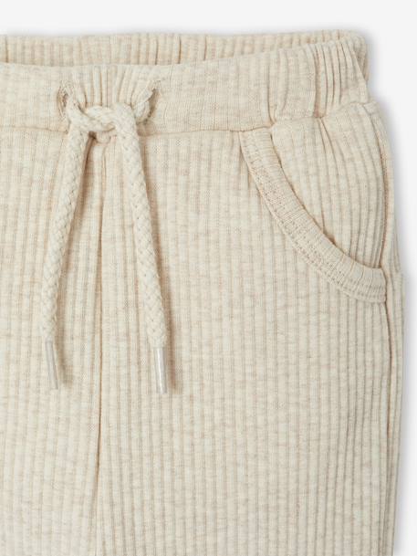 Ensemble uni pantalon et paire de chaussettes beige chiné 5 - vertbaudet enfant 