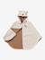 Poncho adaptable siège auto & porte bébé 18-36 mois beige+cappuccino+écru 10 - vertbaudet enfant 