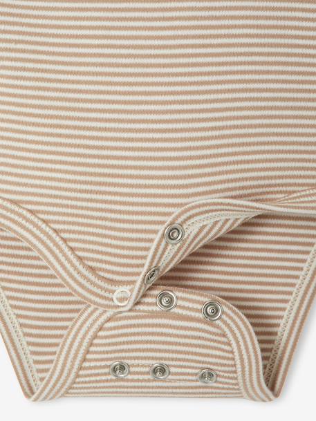 Ensemble naissance évolutif 4 pièces body + legging + bavoir + doudou écru 8 - vertbaudet enfant 