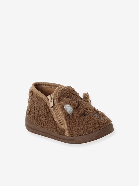 Chaussons bébé garçon lot marron+marron 6 - vertbaudet enfant 
