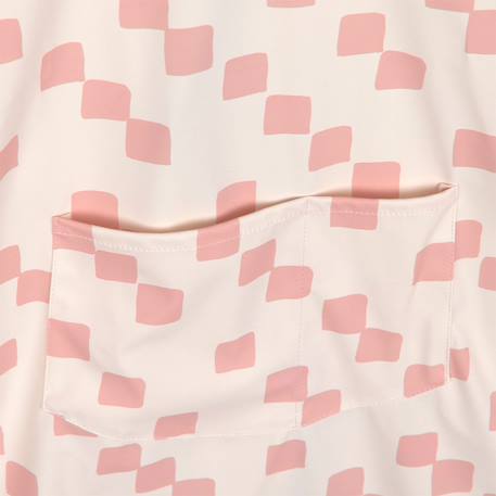 Tablier imperméable manches longues enfants - happy fruits pêche Rose 6 - vertbaudet enfant 