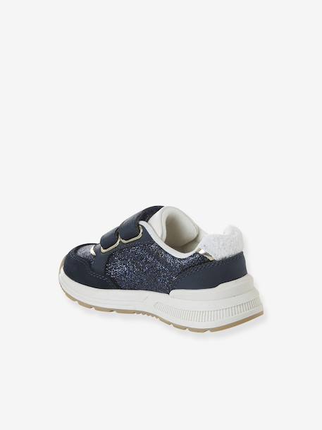 Baskets enfant fille synthétique à scratchs lot violet+marine 11 - vertbaudet enfant 