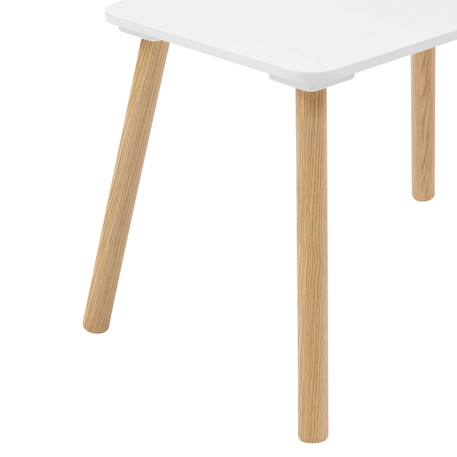 Ensemble table et 2 chaises enfant - alex Blanc 6 - vertbaudet enfant 