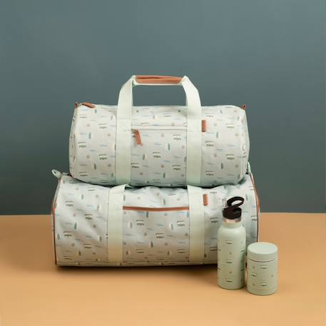 Sac week-end Bleu, beige, marron+Ecru, marron, bleu+Rose+Vert+Vert, bleu, écru 10 - vertbaudet enfant 