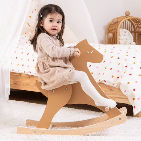 Cheval à bascule en bois - lago Marron 4 - vertbaudet enfant 