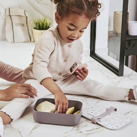 Boîte à lunch enfant en matériau bio naturlunch ch Violet 4 - vertbaudet enfant 