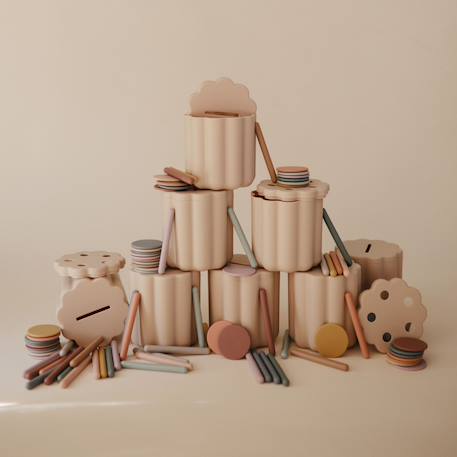 Boîte à formes coin & tube Multicolore 6 - vertbaudet enfant 
