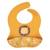 Bavoir récupérateur en silicone animaux Orange+Rose+Vert+Vert paon 1 - vertbaudet enfant 