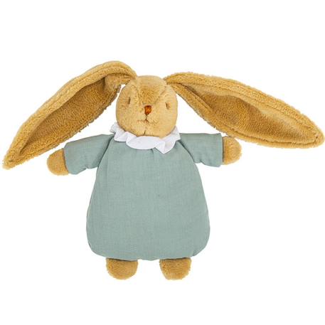 Peluche hochet lapin nid d'ange marinière (20 cm) Bleu marine, beige+Céladon+Rose poudré+Vieux rose 5 - vertbaudet enfant 