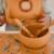 Bol en silicone avec ventouse animaux Orange+Rose+Vert+Vert paon 5 - vertbaudet enfant 