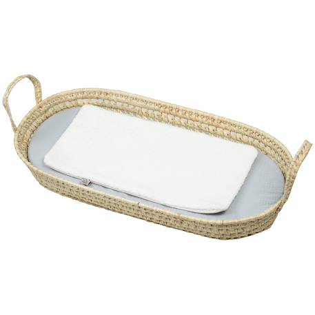 Set panier à langer : panier + matelas + drap-housse + tapis de change jeanne Beige+Blanc+Bleu+Camel+Gris+Rose+Terracotta+Vert de gris 18 - vertbaudet enfant 