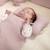 Coussin cale-tête ergonomique en gaze de coton jeanne Beige+Blanc+Bleu+Camel+Écru+Rose+Terracotta+Vert de gris 25 - vertbaudet enfant 