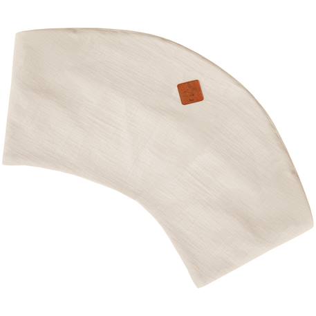 Housse pour coussin de maternité et d'allaitement en gaze de coton Beige+Bleu+Rose 4 - vertbaudet enfant 