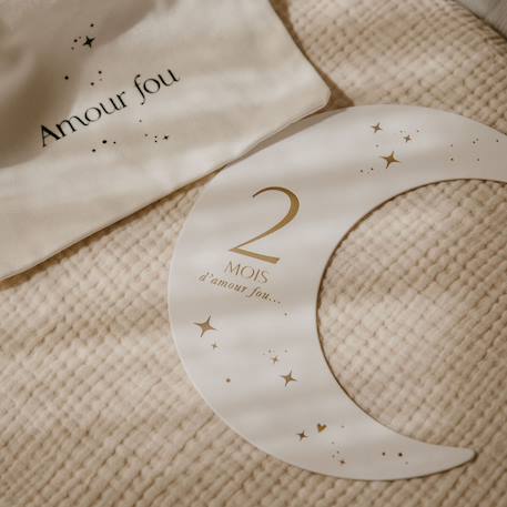 Cartes étapes moon Beige, blanc 6 - vertbaudet enfant 