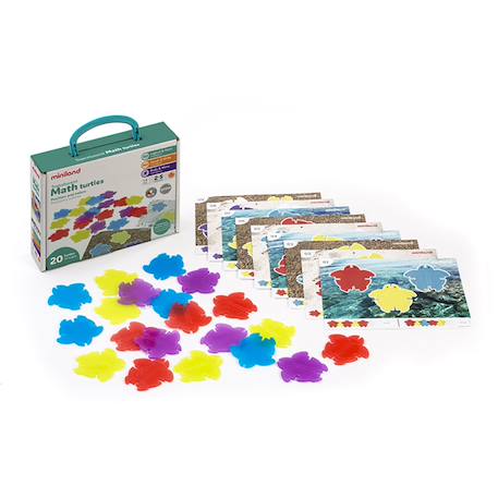 Translucent math turtles Bleu 1 - vertbaudet enfant 