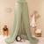 Ciel de lit gaze de coton - lili Blanc+Bleu gris+Marron+Rose+Rose moyen+Vert 21 - vertbaudet enfant 