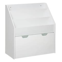 Chambre et rangement-Rangement-Bibliothèque, étagère-Bibliothèque avec bac de rangement - douceur