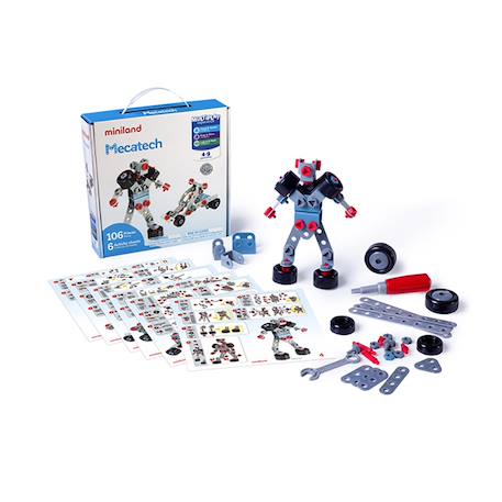 Construis ton robot - mecatech 106 pcs Jaune 1 - vertbaudet enfant 