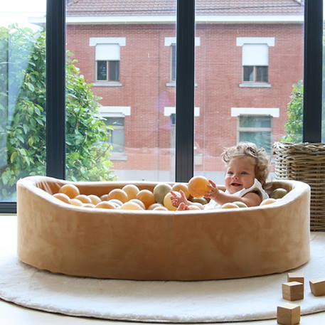 Piscine à balles Orange, doré 6 - vertbaudet enfant 