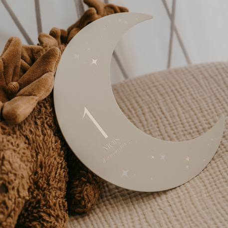 Cartes étapes moon Beige, blanc 2 - vertbaudet enfant 