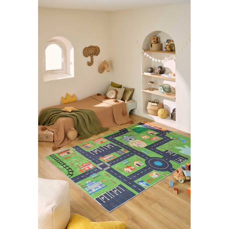 Tapis enfant circuit Beige+Vert 9 - vertbaudet enfant 