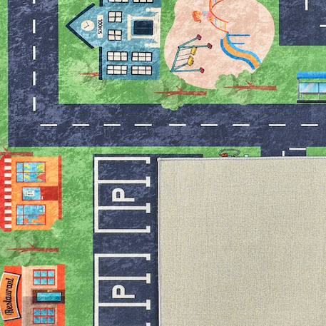 Tapis enfant circuit Beige+Vert 10 - vertbaudet enfant 