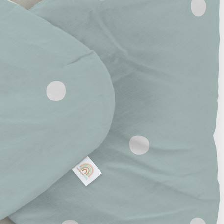 Couverture de berceau aqua accessoire pour poupée Bleu 2 - vertbaudet enfant 