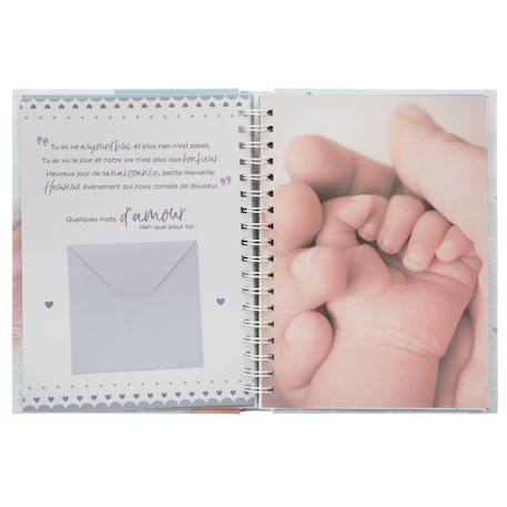 Livre de naissance Bleu+Rose 9 - vertbaudet enfant 