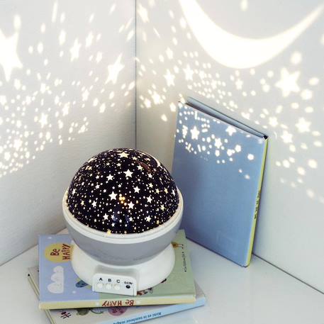 Veilleuse enfant - projecteur Gris+Rose 5 - vertbaudet enfant 