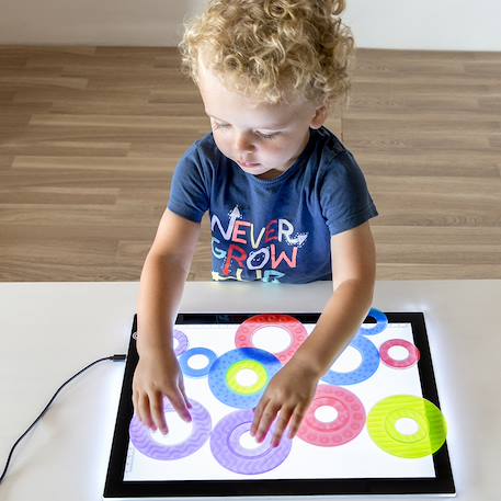 Translucent math color rings Bleu 2 - vertbaudet enfant 
