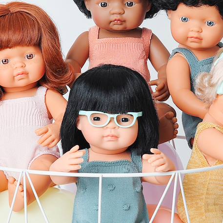 Lunettes turquoise pour poupée Bleu 5 - vertbaudet enfant 