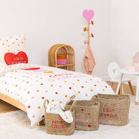 Porte-manteau enfant coeur - solea Beige 4 - vertbaudet enfant 