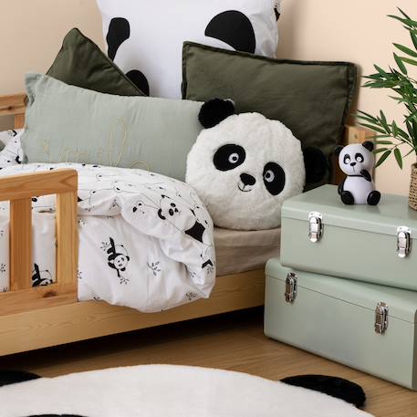 Coussin panda - nao Multicolore+Noir et blanc 6 - vertbaudet enfant 