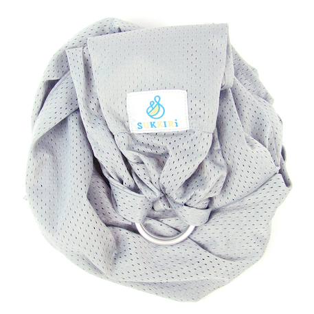 Porte-bébé sling sukkiri Blanc+Bleu+Bleu ciel+Gris+Parme+Rose+Vert menthe 23 - vertbaudet enfant 