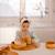 Bol en silicone avec ventouse animaux Orange+Rose+Vert+Vert paon 6 - vertbaudet enfant 