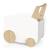 Chariot rangement firmiana Blanc mat / bois 3 - vertbaudet enfant 