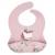 Bavoir récupérateur en silicone animaux Rose+Vert+Vert paon 1 - vertbaudet enfant 