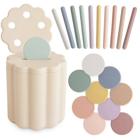 Boîte à formes coin & tube Multicolore 1 - vertbaudet enfant 