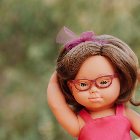 Lunettes terracotta pour poupée Rouge 4 - vertbaudet enfant 