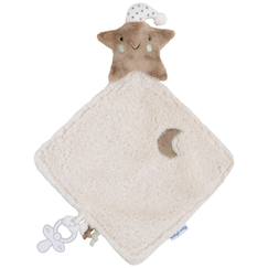 Jouet-Premier âge-Doudou attache sucette heaven clay-warm linen