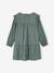 Robe imprimée à volants fille marine+vanille+vert sauge 8 - vertbaudet enfant 