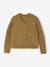 Gilet fille en maille mousseuse olive 3 - vertbaudet enfant 