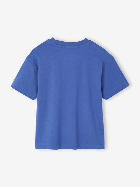 T-shirt garçon imprimé devant bleu 3 - vertbaudet enfant 