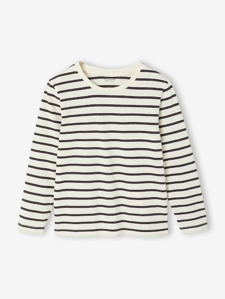 Lot de 3 T-shirts garçon manches longues anthracite+bordeaux 5 - vertbaudet enfant 