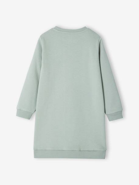 Robe en molleton fille écru+marine+vert sauge 12 - vertbaudet enfant 