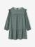 Robe imprimée à volants fille marine+vanille+vert sauge 7 - vertbaudet enfant 
