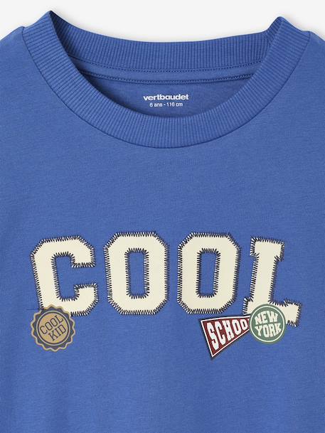 T-shirt garçon imprimé devant bleu 4 - vertbaudet enfant 